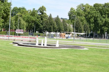 Kurfuerstliches fron Schloss Koblenz, şehir tarafı