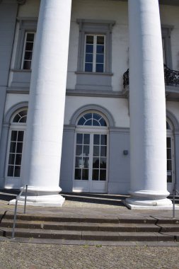 Kurfuerstliches Schloss Koblenz, city side gate with columns clipart