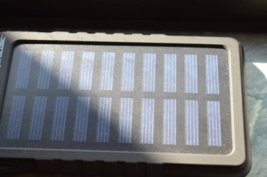 Güneş pilindeki güneş paneli.