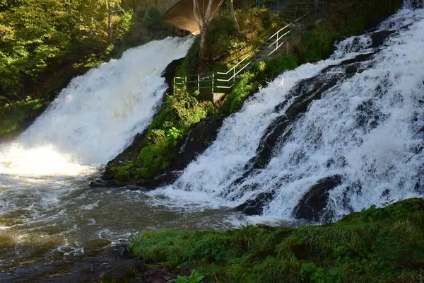 Ardennes ormanındaki şelale, Cascade de Coo