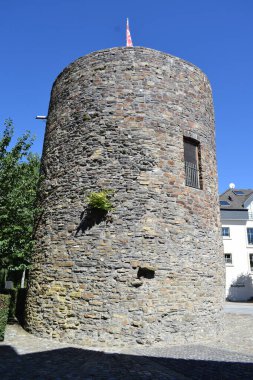 the tower of the old town Sankt Vith, Belgium clipart