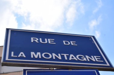 Fransa 'da sokak ismi: Rue de la Montagne