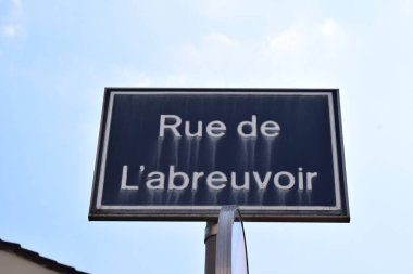 Fransa 'da sokak ismi: Rue de L' abreuvoir