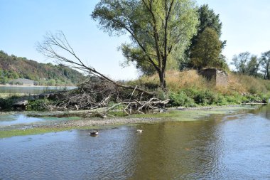 Ahr Nehri 'nde dalgalanıyor.