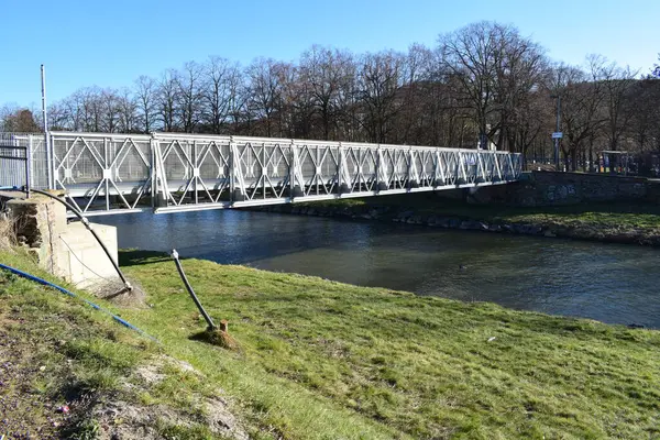 stock image bridge of an electric power station