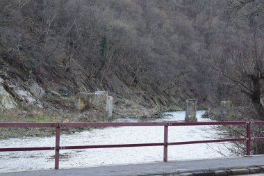 Almanya 'da Bad Neuenahr-Ahrweiler yakınlarında yıkılmış köprü