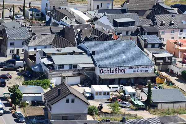 stock image Dernau in Ahr valley, damage breaches in the village