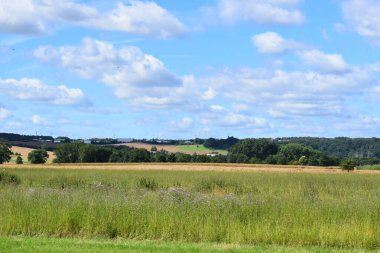 Eifel 'in güzel bir kırsal manzarası