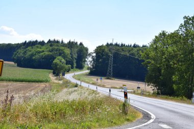 a road in the Eifel clipart