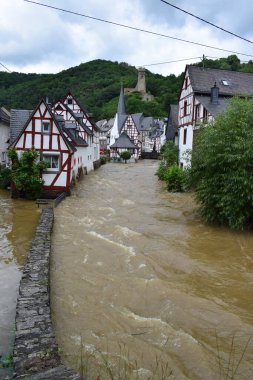 flood of the Elz in Monreal clipart