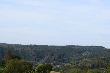 Dağların güzel manzarası