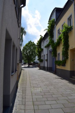 Şarap köyünün manzarası