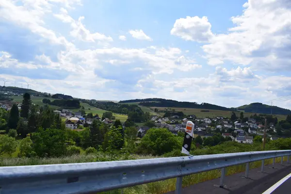 stock image view of the village in the mountains