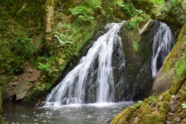 a beautiful waterfall in the Eifel, Martental clipart