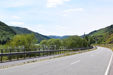 road along the Mosel clipart