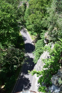 Dağların güzel manzarası. Seyahat