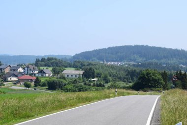 Dağların güzel manzarası