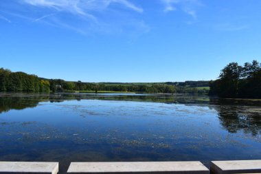 beautiful view of nature scene. Echternach clipart