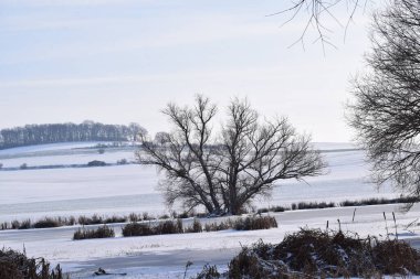Kışın güzel bir manzara