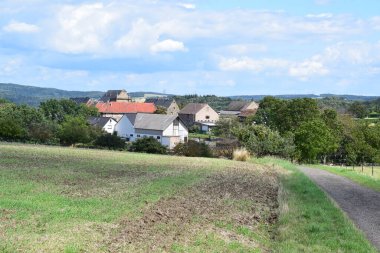 Kırsal kesimdeki tarımın manzarası