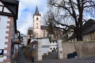 old town of Lorch am Rhein clipart