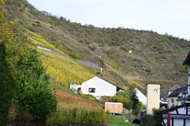 Köyün güzel manzarası Sonbaharda Alken