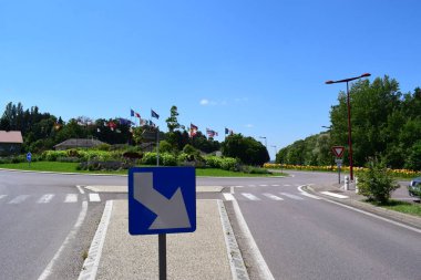 Behren les Forbach 'taki trafik çemberi