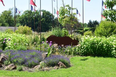 traffic circle in Behren les Forbach clipart