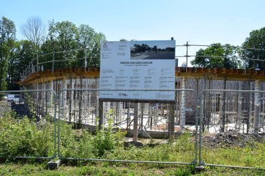 Fransa 'nın kuzeyinde inşaat sahası