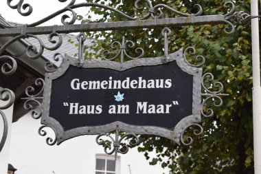 Eifel, Almanya 'daki eski Ulmen kasabası 