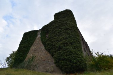 ruins of the old fortress in Germany clipart