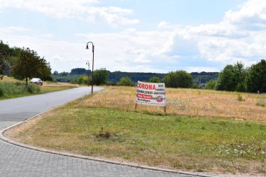 Eifel 'deki küçük kasaba Kaisersesch