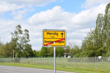 Kırsal havaalanı Eifel 'deki Mendig
