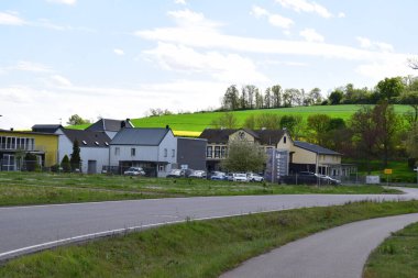 Mendig yakınlarındaki Reginarisbrunnen yerleşim yeri, eski soda fabrikası üretim alanı