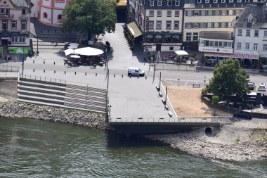 St. Goar ve St. Goarshausen 'de kuraklık var.