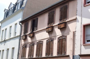 Ev cephesi, mimari ve seyahat konsepti