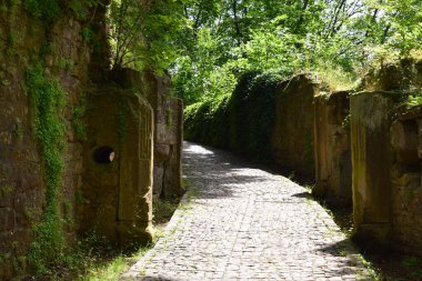 Terk edilmiş eski bir binanın güzel bir fotoğrafı.