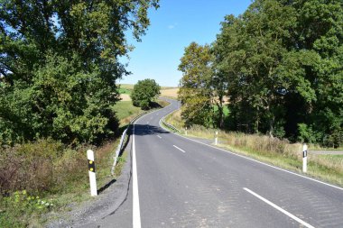 Güzel bir otoyol manzarası