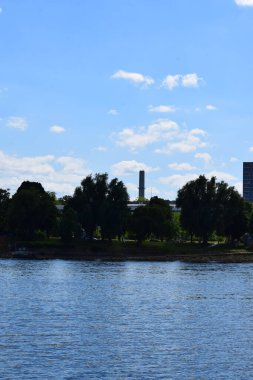 Bonn şehrinin manzarası