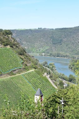 Güzel ortaçağ mimarisinin manzarası