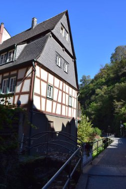 Mittelrheintal, Bacharach 'taki eski kasaba manzarası