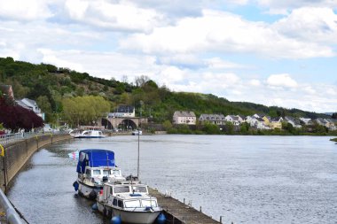 Moselle kıyısı, Moselle Korosu Mertert, Wasserbillig 'de.