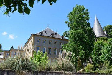 Görkemli ortaçağ mimarisinin manzarası