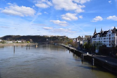 Koblenz 'de eski bir kasabada.