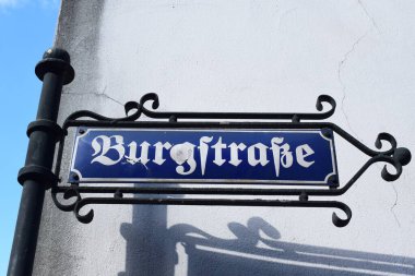 sokak adı Burgstrasse