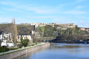 Koblenz şehrinin manzarası