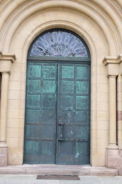 Reichsabtei Echternach, Lüksemburg 'daki eski Monatery, kapı.