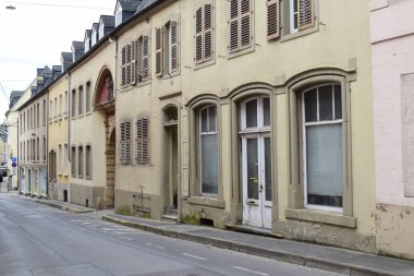 old town building in rural Luxembourg clipart