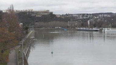 Koblenz şehrinin manzarası