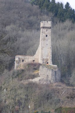 Monreal 'in yukarısındaki Philipsburg harabesi
